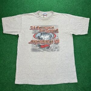 Vintage 90s Hot Wheels Mattel Supercharge It Mens Large T Shirt